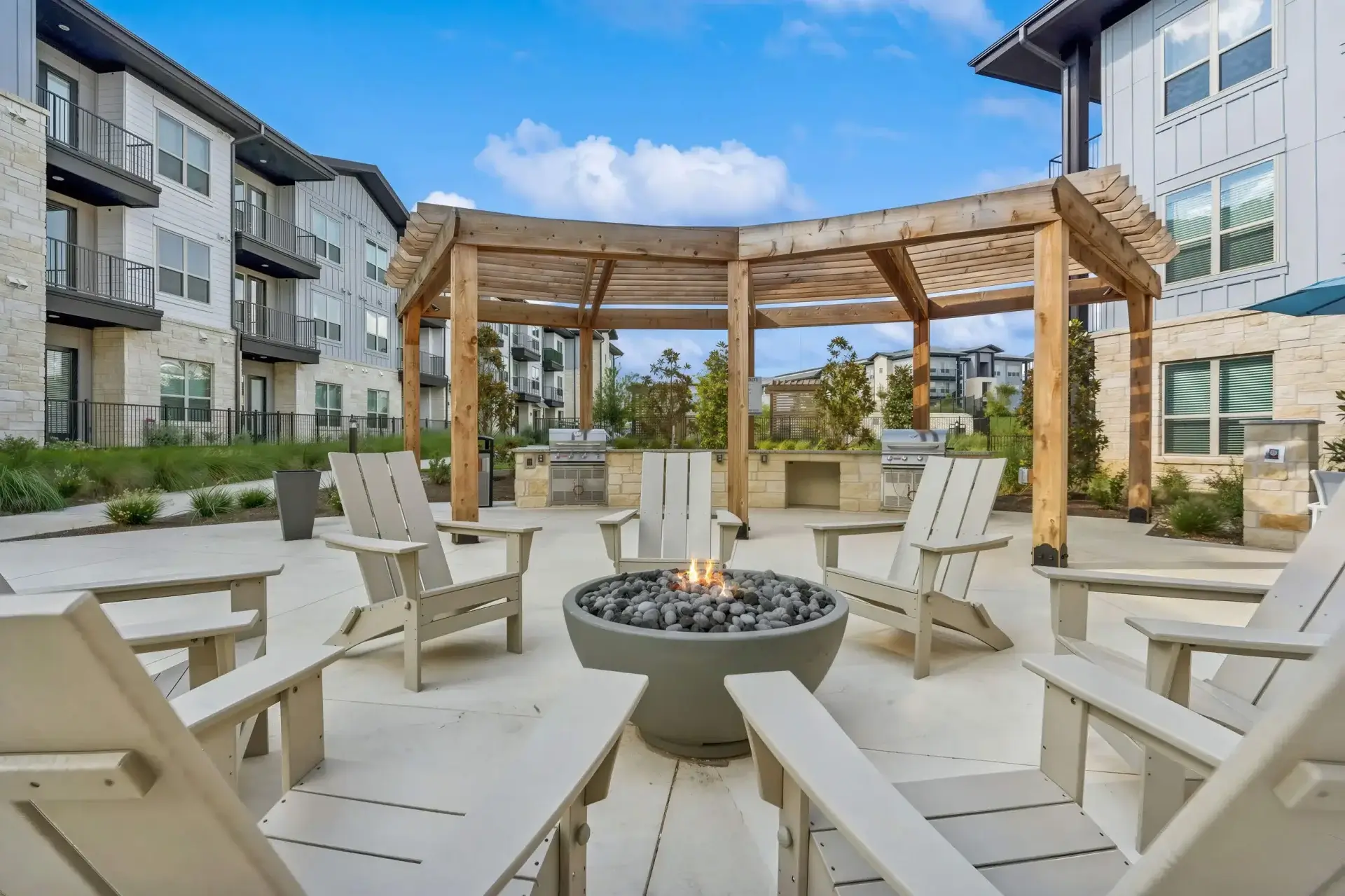 ascend at the parkway fire pit
